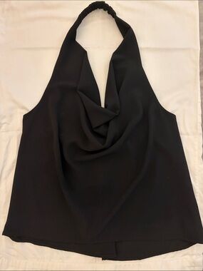 Vici Black Halter Cowl Neck Camisole